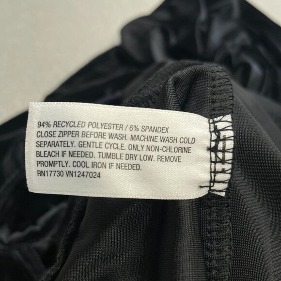 NEW - A New Day Velvet Halter Jumpsuit Women's XS Black High Neck Wide Leg 1679 - Picture 6 of 9